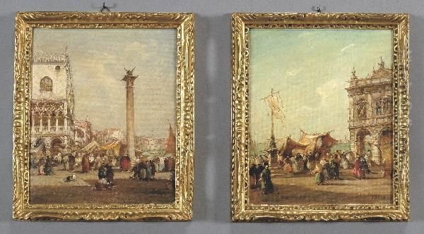 Vedute Veneziane Oil Painting by E. Zeno