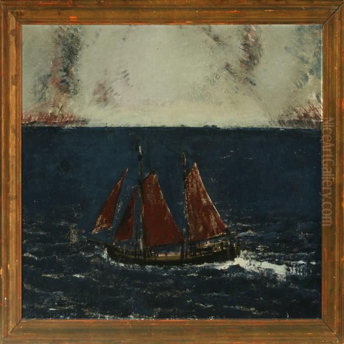 Seascape Oil Painting by Ernst Zeuthen