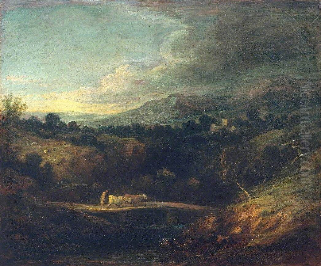 The Bridge Oil Painting by Thomas Gainsborough