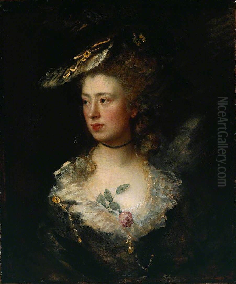 The Artist's Daughter Mary Oil Painting by Thomas Gainsborough