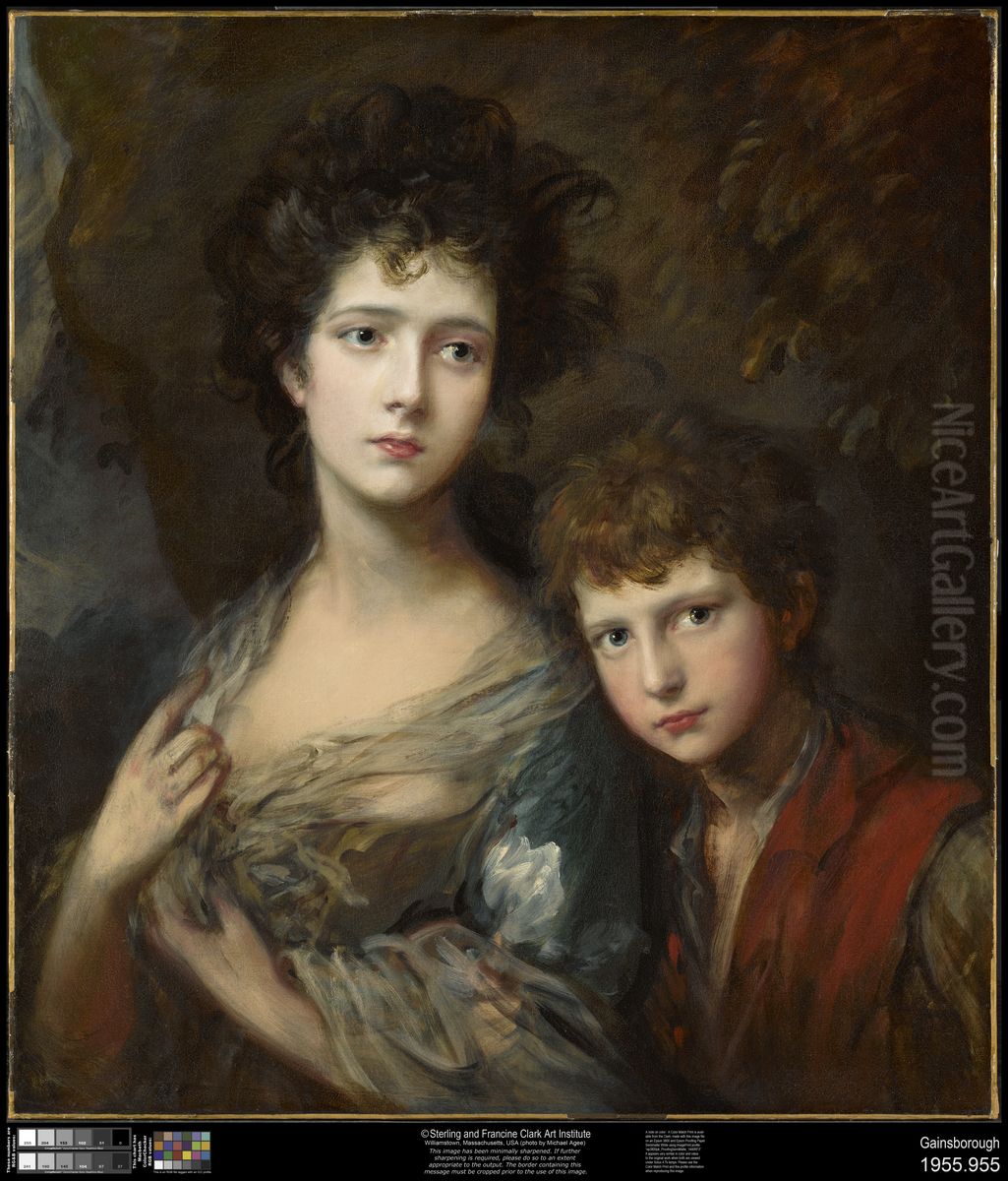 Elizabeth and Thomas Linley Oil Painting by Thomas Gainsborough