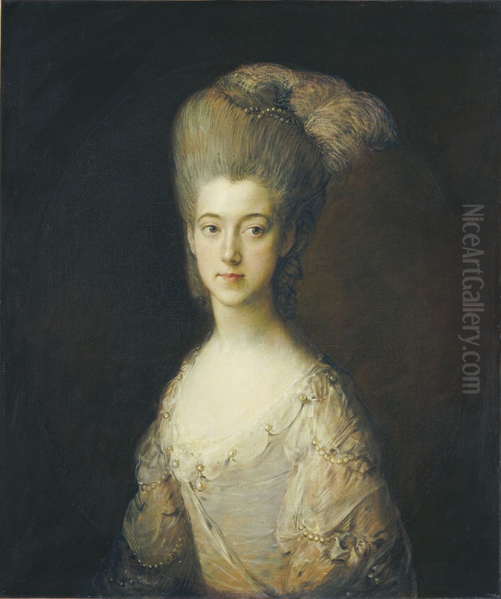 Mrs. Paul Cobb Methuen Oil Painting by Thomas Gainsborough