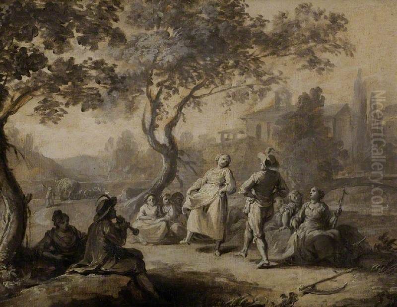 The Month Of June Oil Painting by Giuseppe Zocchi