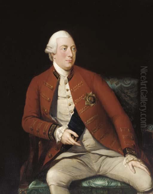 Portrait Of King George Iii Oil Painting by Johann Zoffany