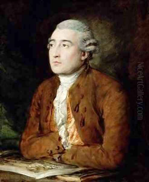 Philip Jakob de Loutherberg Oil Painting by Thomas Gainsborough
