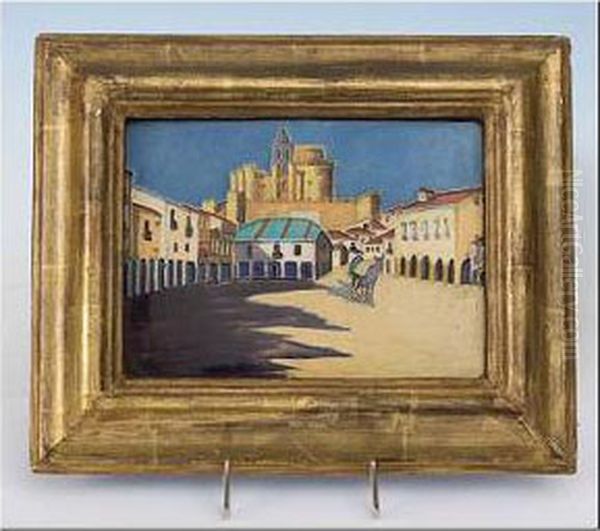 Serie Regionalista Oil Painting by Daniel Zuloaga Boneta