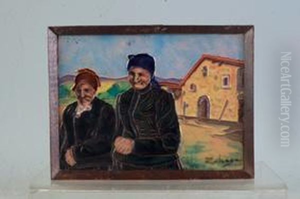 Viejas Vascongadas Oil Painting by Daniel Zuloaga Boneta