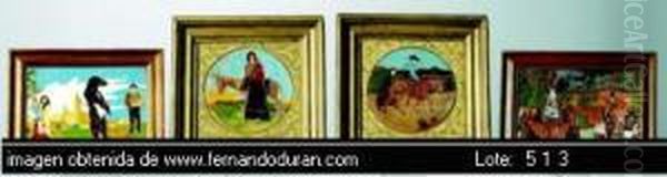 Descripcion De La Obra: Oil Painting by Daniel Zuloaga Boneta