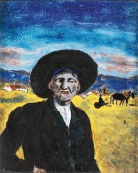 Segoviano Oil Painting by Daniel Zuloaga Boneta