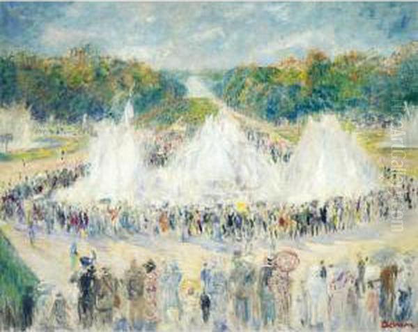Versailles Oil Painting by Lucien Adrion