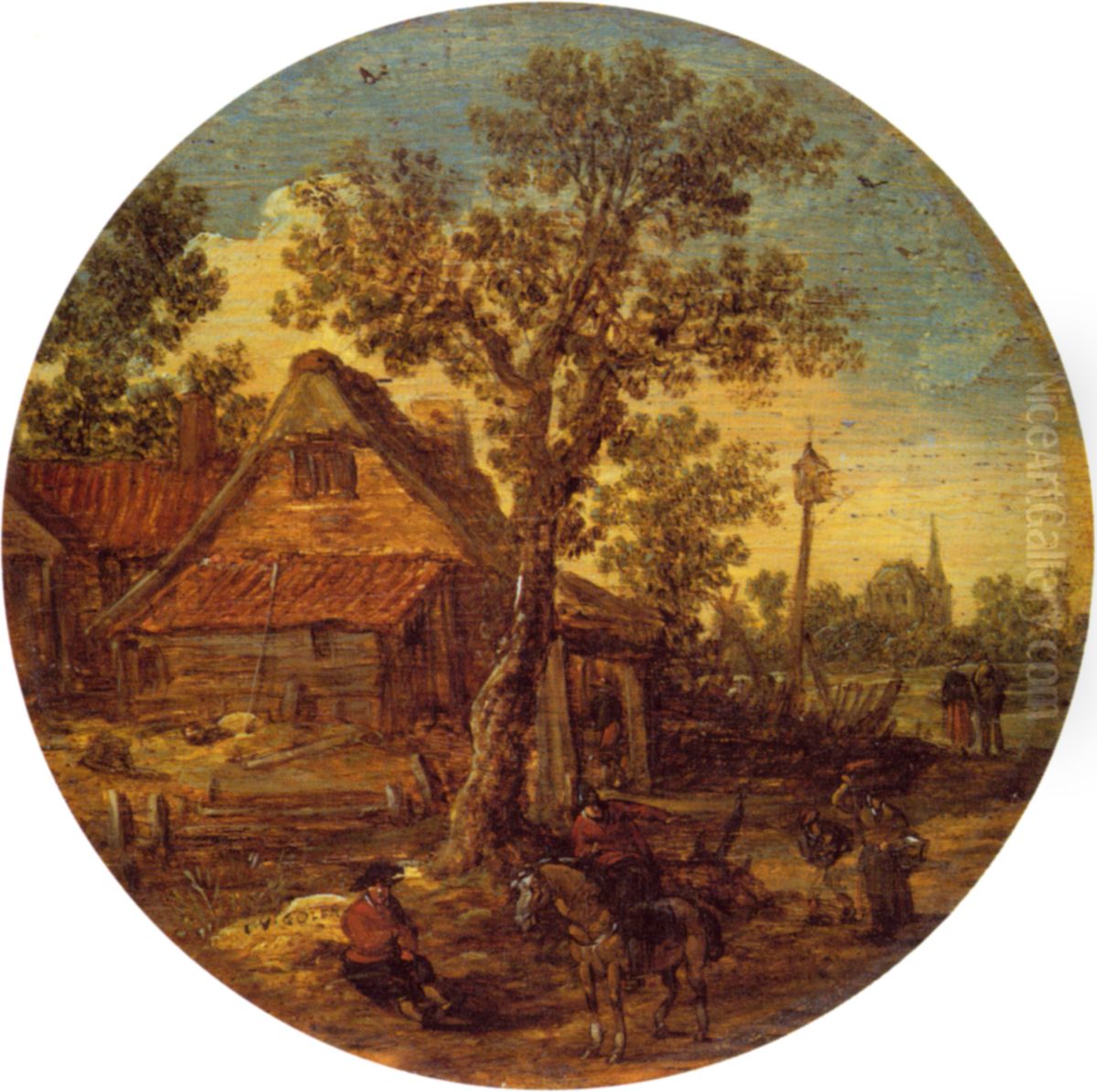 Summer Oil Painting by Jan van Goyen