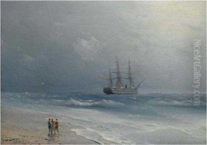 Calm Waters Oil Painting by Ivan Konstantinovich Aivazovsky