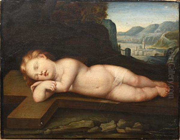The Infant Christ Oil Painting by Francesco Albani