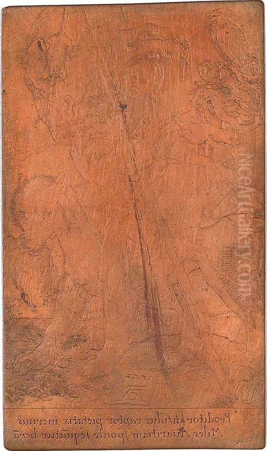 Die Habsucht Oil Painting by Heinrich Aldegrever