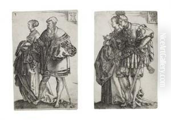 Dancing Couple
Dancing Couple Oil Painting by Heinrich Aldegrever