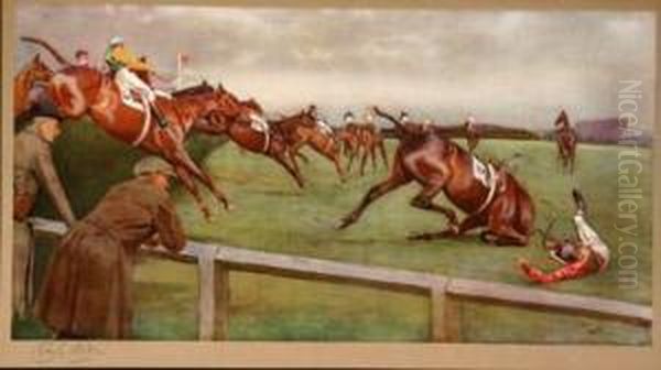 The First Open Ditch, Beecher's Brook, The Canal Turn
And
Valentines: Oil Painting by Cecil Charles Aldin