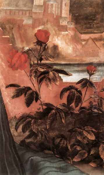 Nativity (detail 6) c. 1515 Oil Painting by Matthias Grunewald (Mathis Gothardt)