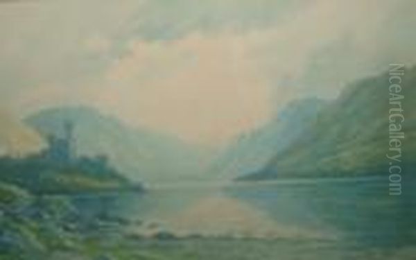 Glenveagh Oil Painting by Douglas Alexander
