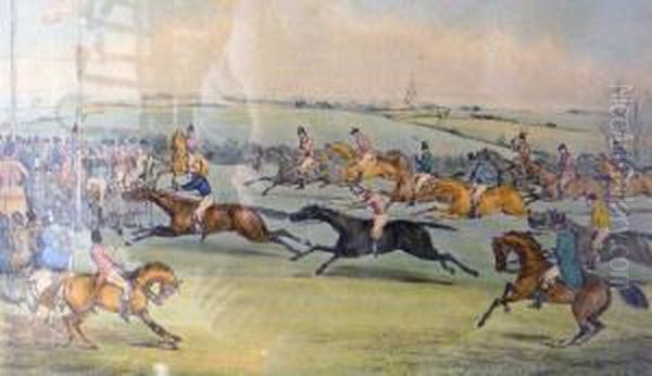 Aylesbury Grand Steeple Chase Oil Painting by Henry Thomas Alken