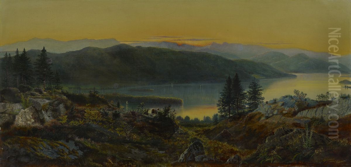 Windermere Oil Painting by John Atkinson Grimshaw