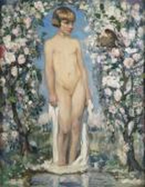 Le Printemps Oil Painting by Fernand Allard L'Olivier