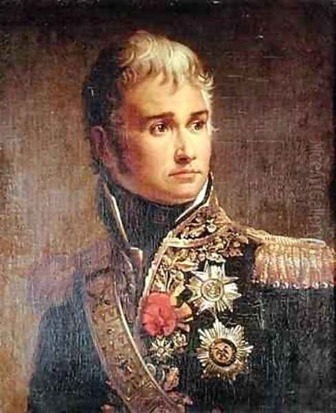 Portrait of Jean Lannes 1769-1809 Duke of Montebello Oil Painting by Baron Francois Gerard