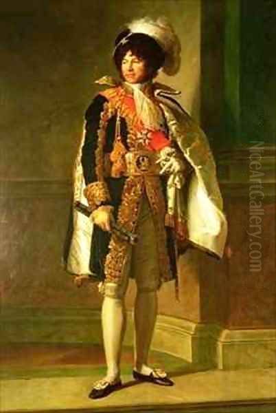 Portrait of Joachim Murat 1767-1815 King of Naples 1808-15 Oil Painting by Baron Francois Gerard