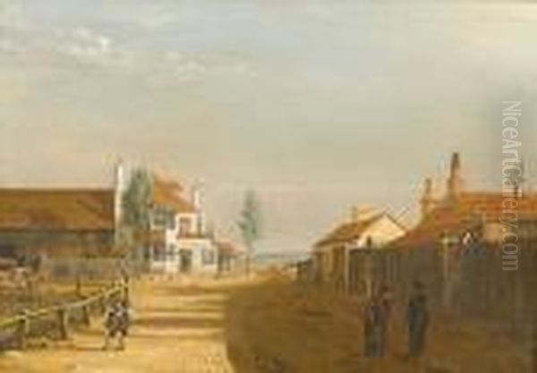 The Queen's Head And Artichoke Inn, The Regent's Park Oil Painting by William Anderson
