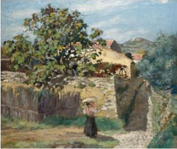 Property From A Distinguished Private Collection
 

 
 
 

 
 Le Figuier Oil Painting by Albert Andre