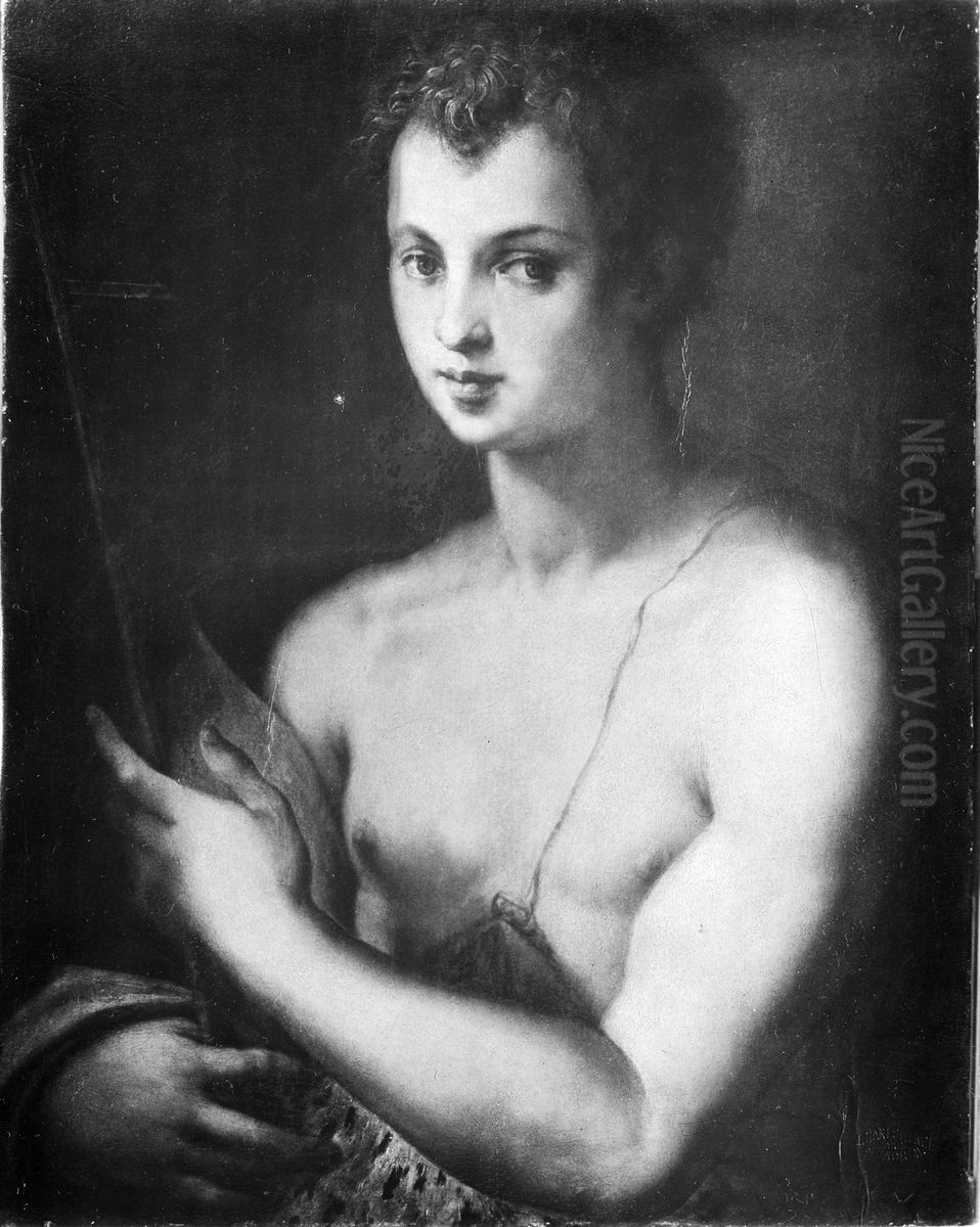 St. John The Baptist Oil Painting by Andrea Del Sarto