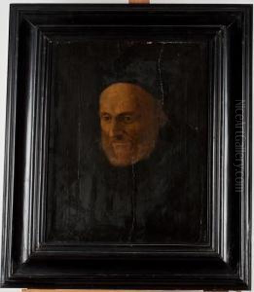 Portrait Of Fillippo Benizi, Canon Of Pisa Oil Painting by Andrea Del Sarto