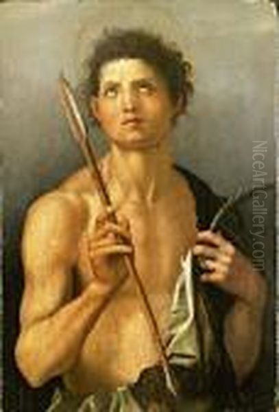 San Sebastiano Oil Painting by Andrea Del Sarto