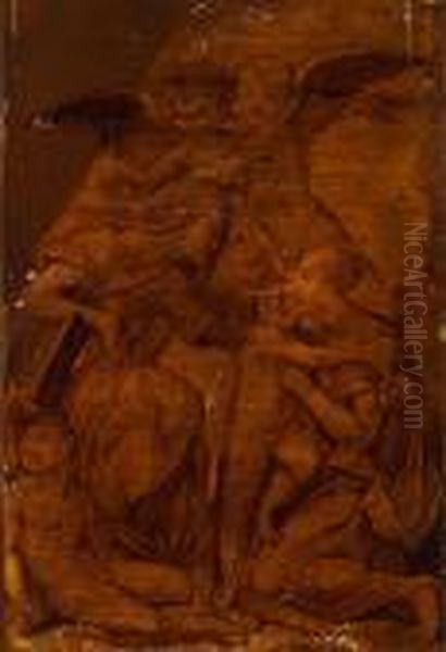 Religious Scene Oil Painting by Andrea Del Sarto