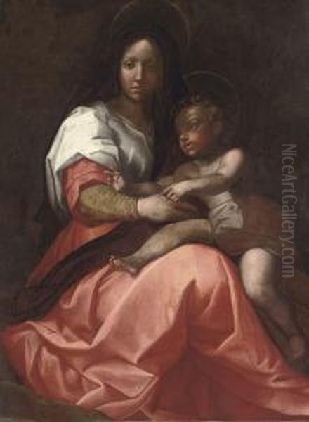 The Madonna And Child Oil Painting by Andrea Del Sarto