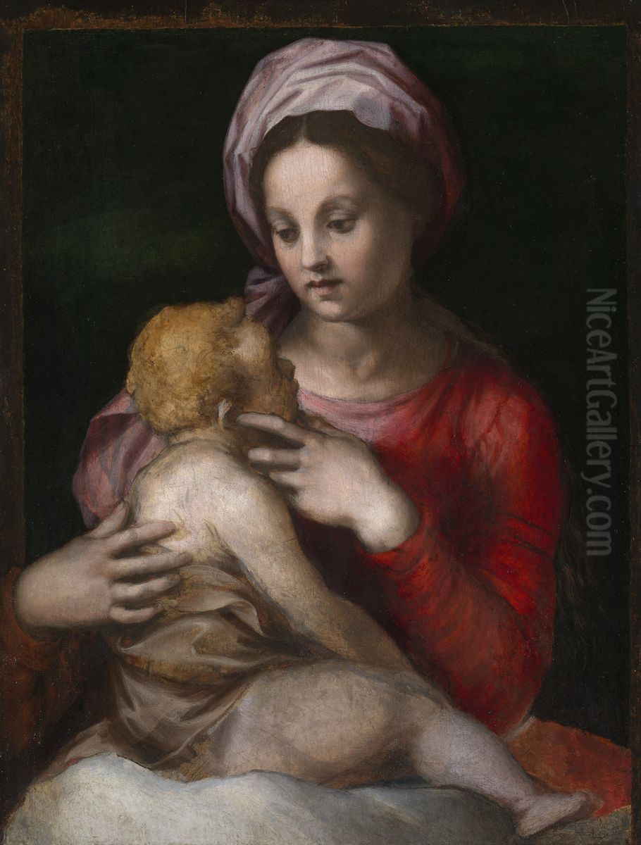The Virgin And Child Oil Painting by Andrea Del Sarto