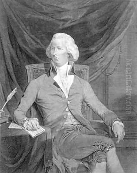 William Pitt 1759-1806 Oil Painting by James Gillray
