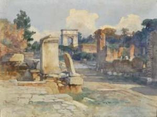 Roma Oil Painting by Filippo Anivitti