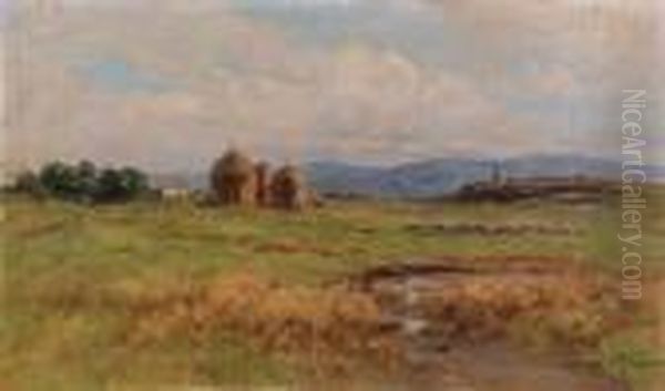 Campagna Romana Oil Painting by Filippo Anivitti