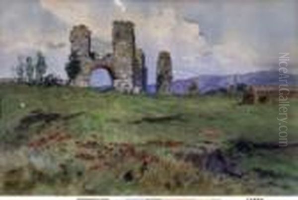 Rovine Romane Oil Painting by Filippo Anivitti
