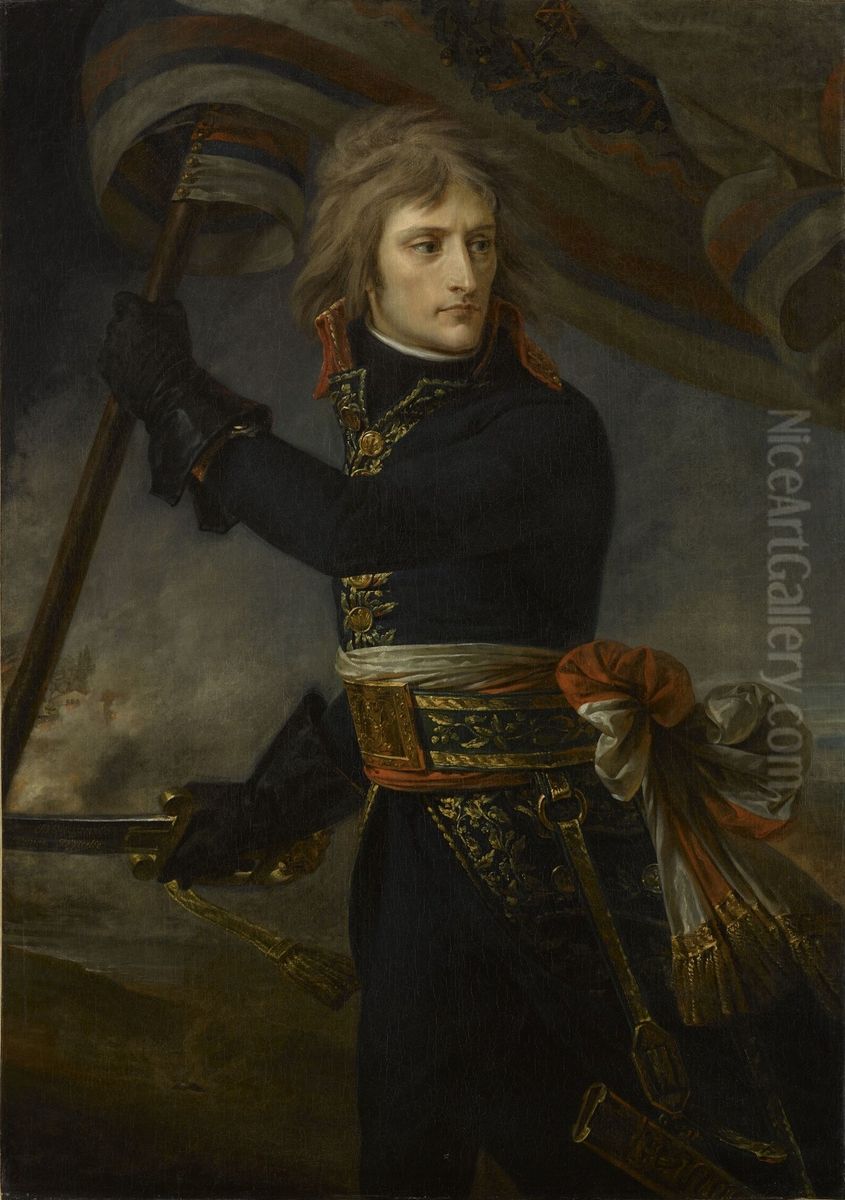 Bonaparte at the Bridge of Arcole Oil Painting by Antoine-Jean Gros