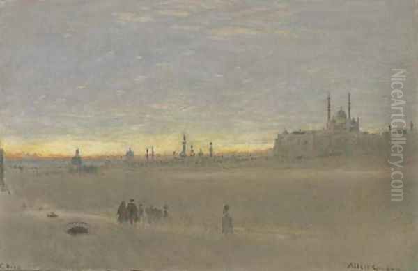 Cairo, Egypt Oil Painting by Albert Goodwin