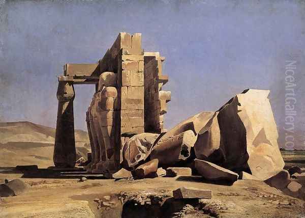 Egyptian Temple 1840 Oil Painting by Gleyre Charles