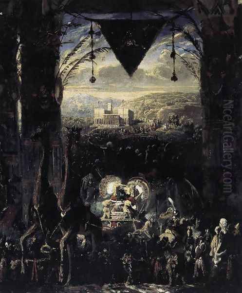 The Queen of Sheba 1838 Oil Painting by Gleyre Charles