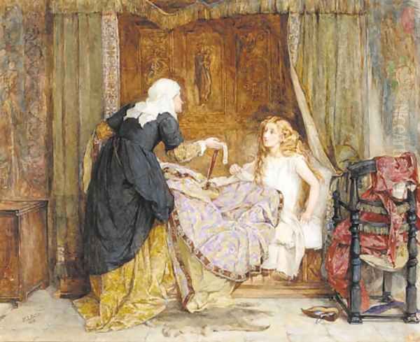 The missing belt Oil Painting by Mary L. Gow