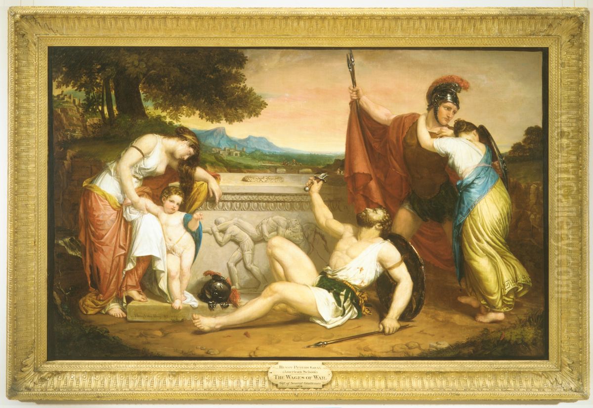 The Wages of War Oil Painting by Henry Peters Gray