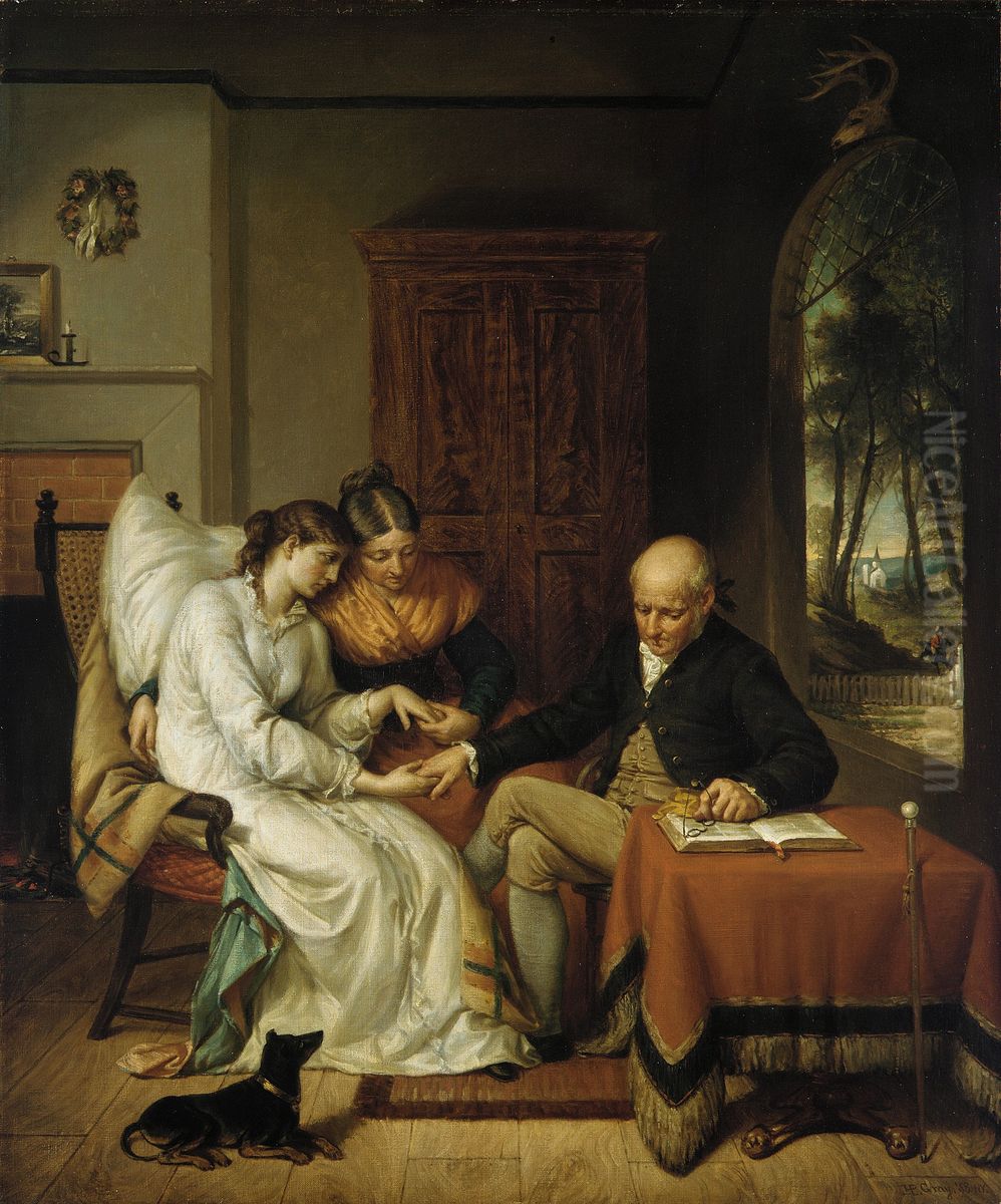 The Pride of the Village Oil Painting by Henry Peters Gray