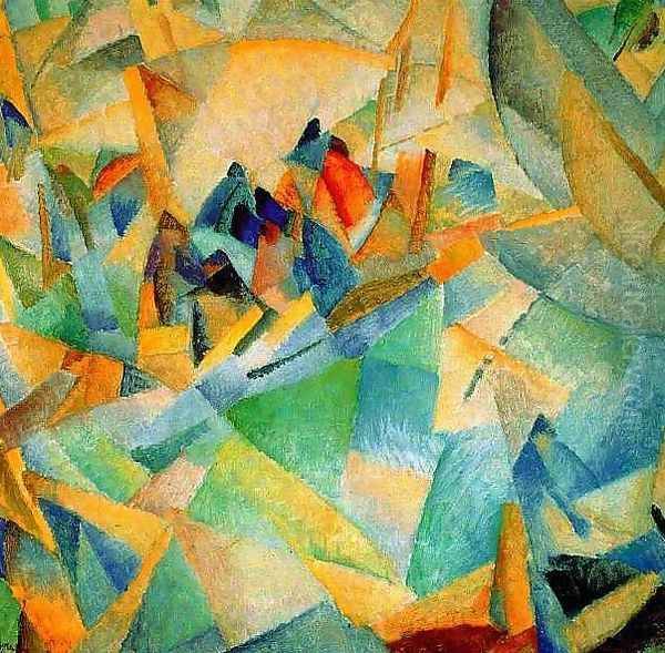 Mallorca Harbour Oil Painting by Leo Gestel