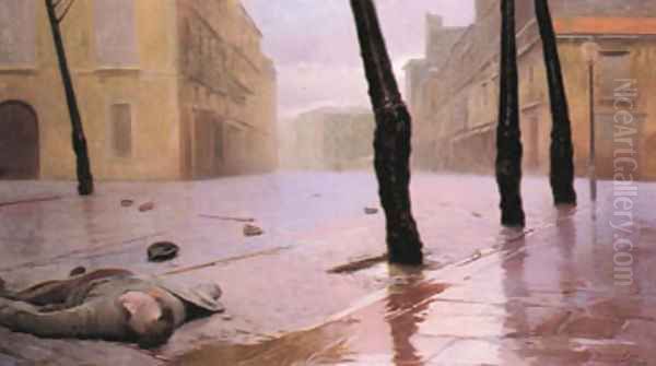 La semilla Oil Painting by Antonio Fillol