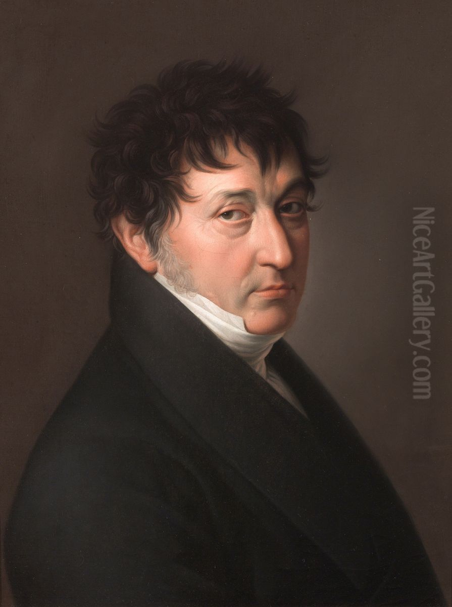 Self-Portrait Oil Painting by Zacarias Gonzalez Velazquez