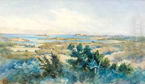 The Greek Islands Oil Painting by Angelos Giallina